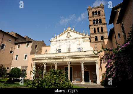 Basilique Santa Cecilia in Trastevere, Trastevere, Rome, Italie Banque D'Images