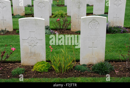 Jour J, 6 juin 1944, Ranville, British War Cemetery and Memorial, première ville libérée de France, Calvados, Normandie,France,WWII Banque D'Images