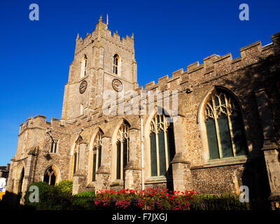 St Peters Church redondants sur Market Hill à Sudbury Suffolk Angleterre Banque D'Images