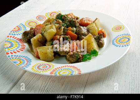 Ragoût de boeuf Kenyan Nyama .au Kenya. Cuisine africaine Banque D'Images