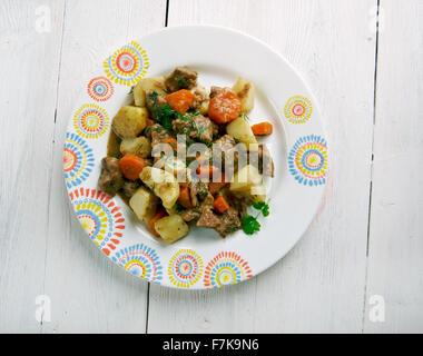 Ragoût de boeuf Kenyan Nyama .au Kenya. Cuisine africaine Banque D'Images