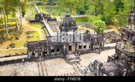Temple Baphuon, Angkor Thom, au Cambodge, en Asie Banque D'Images