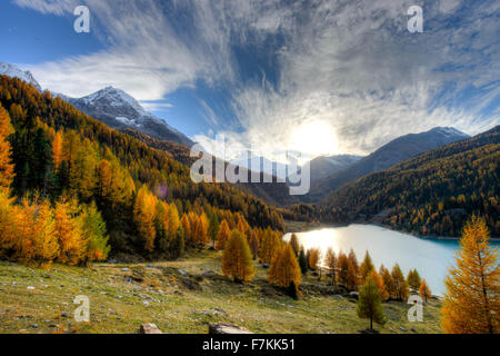 Val en automne Martello Banque D'Images