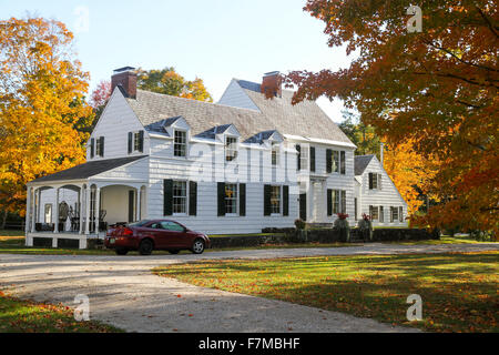 Colonie de Dorset House, Dorset, Vermont Banque D'Images