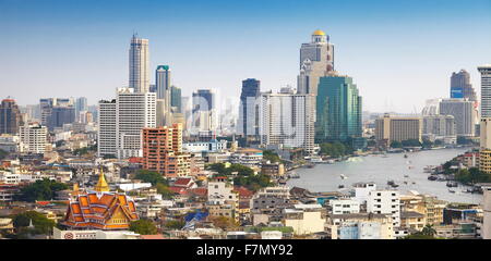 Thaïlande - Bangkok ville Vue aérienne du Grand China Princess Hotel, Bangkok Banque D'Images