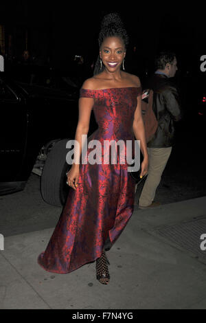 La ville de New York. 30Th Nov, 2015. Teyonah Parris assiste à la 2015 Gotham Independent Film Awards au Cipriani Wall Street le 30 novembre 2015 à New York. © dpa/Alamy Live News Banque D'Images