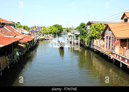 Résidence Riverside en Thaïlande Banque D'Images