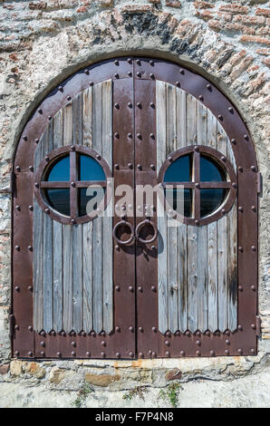 9e - 10e siècle basilique en Uplistsikhe (la forteresse du seigneur) rupestres antiques en Géorgie, ville de la région de Shida Kartli Banque D'Images