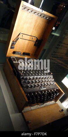 La seconde guerre mondiale, la machine de codage Enigma, utilisée au début et au début-milieu xxe siècle pour usage commercial et militaire. Banque D'Images