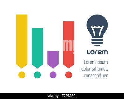 Éléments de la technologie de l'Infographie. Illustration de Vecteur