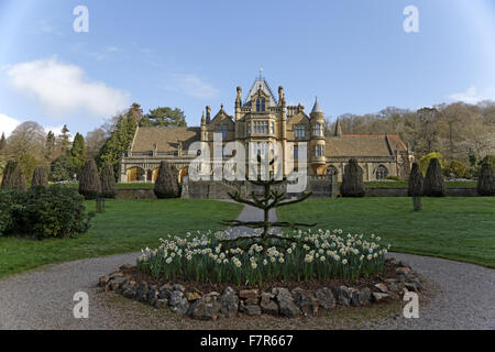 La maison vue du jardin à Tyntesfield, North Somerset. Banque D'Images