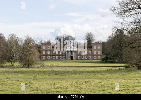 Le Vyne, Hampshire. Le Vyne était autrefois un important palais Tudor, et mélange des intérieurs du 16e siècle avec l'architecture du 18e siècle. Banque D'Images