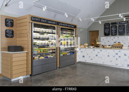 La cuisine Le Jardin Cafe à Packwood House, Warwickshire. Banque D'Images