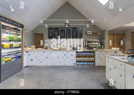 La cuisine Le Jardin Cafe à Packwood House, Warwickshire. Banque D'Images