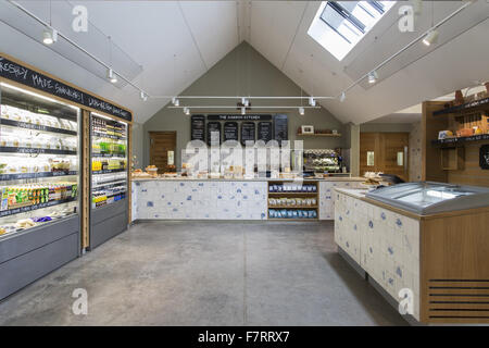 La cuisine Le Jardin Cafe à Packwood House, Warwickshire. Banque D'Images