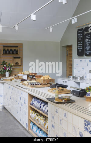 La cuisine Le Jardin Cafe à Packwood House, Warwickshire. Banque D'Images