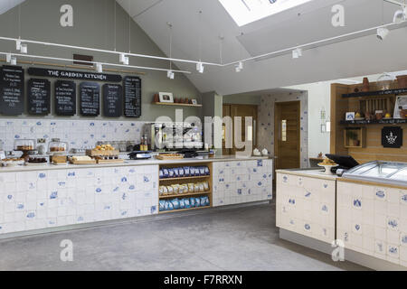 La cuisine Le Jardin Cafe à Packwood House, Warwickshire. Banque D'Images