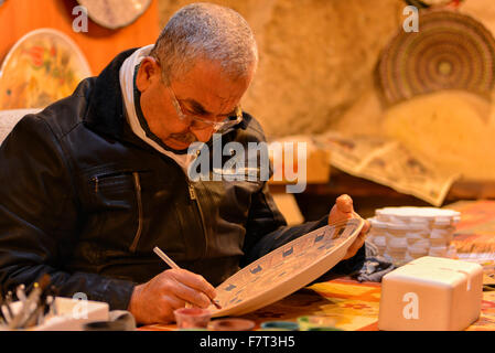 Artiste poterie en Cappadoce, Turquie Banque D'Images