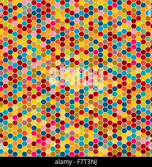 Modèle sans couture hexagonale Illustration de Vecteur