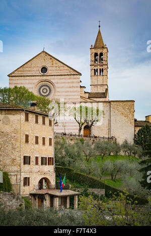 Basilica di Santa Chiara, assise, Ombrie, Italie Banque D'Images