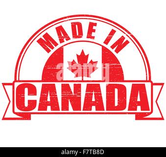 Fabriqué au Canada Illustration de Vecteur