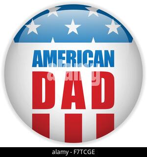 Heureux Pères Jours USA American Dad Illustration de Vecteur