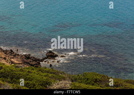 Vue d'une plage magnifique de la Sardaigne Banque D'Images