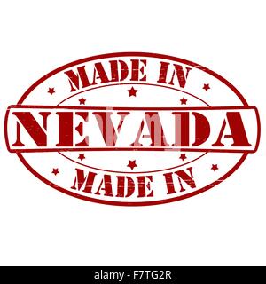 Made in Nevada Illustration de Vecteur