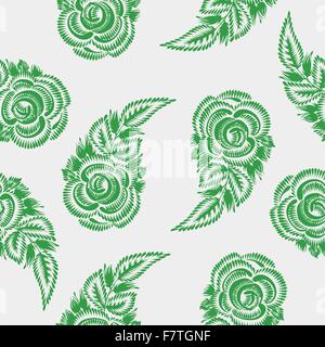 Motif paisley transparente Illustration de Vecteur