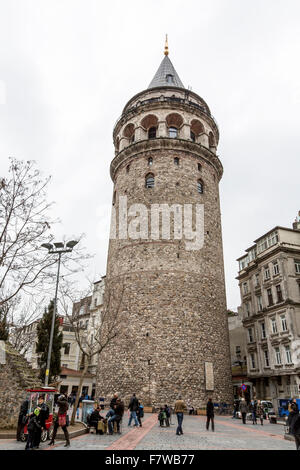 La tour de Galata, Istanbul, Turquie Banque D'Images