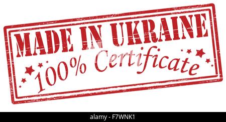 Made in Ukraine Illustration de Vecteur