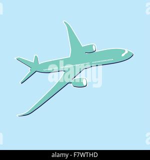 icône de l’avion Illustration de Vecteur