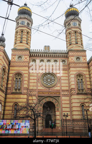 Synagogue de la rue Dohány, Budapest, Hongrie Banque D'Images