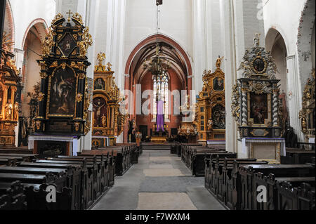 Katedra św. de l'intérieur Jana Chrzciciela Ewangelisty j'Jana, Toruń, Pologne Banque D'Images