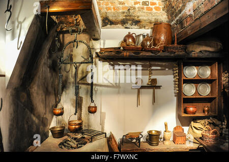 Mikołaja Kopernika intérieur de Dom, Toruń, Pologne Banque D'Images