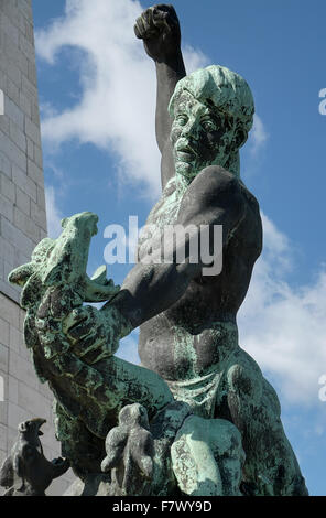 Une partie de la Statue de la liberté ou liberté à Budapest Banque D'Images