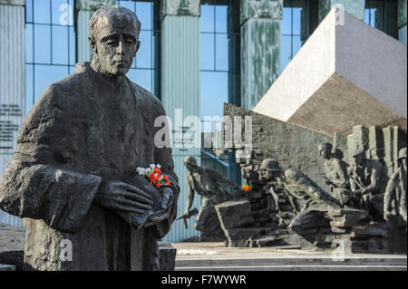 Monument du soulèvement de Varsovie, Varsovie, Pologne Banque D'Images