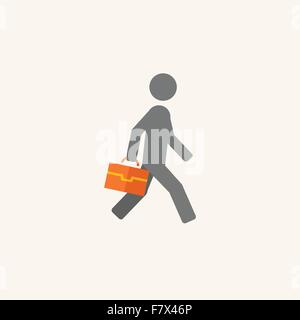 L'icône d'affaires Télévision Illustration de Vecteur