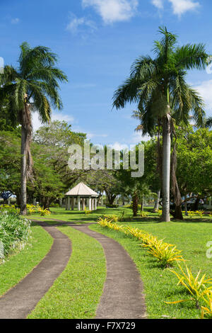 Jardins Thurston, Suva, Fidji, Viti Levu Banque D'Images