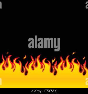 Feu, flammes Illustration de Vecteur