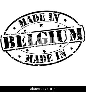 Made in Belgium Illustration de Vecteur