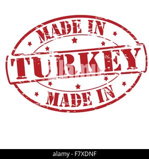 Made in Turquie Illustration de Vecteur