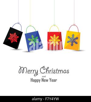 Joyeux Noël et Bonne Année contexte Illustration de Vecteur