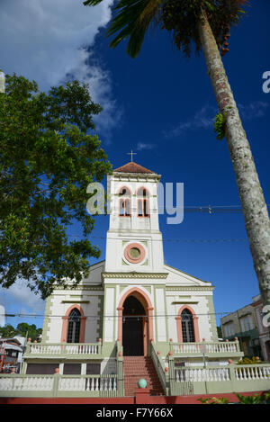 Église de San Juan Bautista situé à Maricao, Puerto Rico. L'île des Caraïbes. USA territoire. Banque D'Images