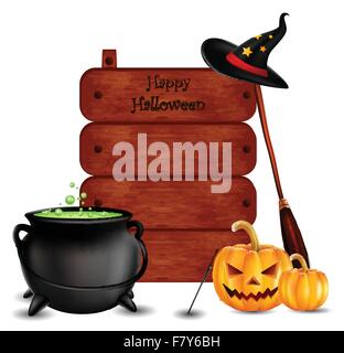 Happy Halloween background design pour vous Illustration de Vecteur