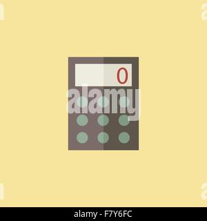 Icône de la calculatrice Illustration de Vecteur