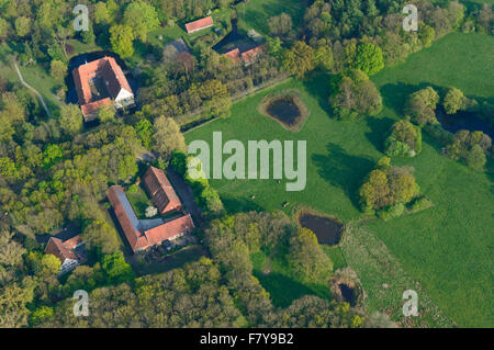 Burg dinklage monastère, abbaye saint scholastica, district de Vechta, Niedersachsen, Allemagne Banque D'Images