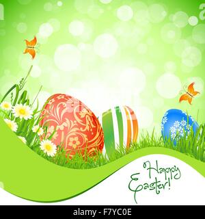 Arrière-plan de Pâques Illustration de Vecteur