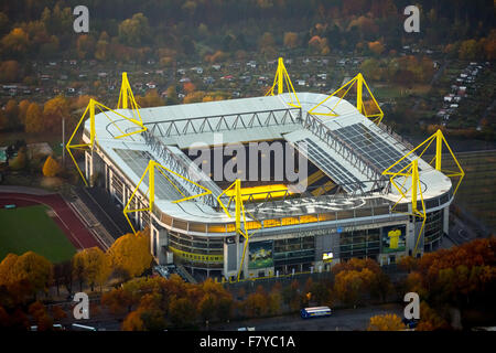 Parc Signal Iduna, Westfalenstadion, Bundesliga stade du football club Borussia Dortmund BVB, O9, Dortmund, Ruhr Banque D'Images