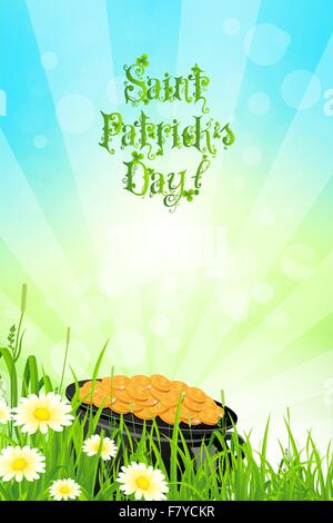 Saint Patricks Day Background Illustration de Vecteur